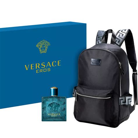 versace backpack men|versace gift set with backpack.